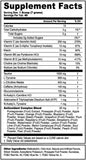 G Fuel Stab Stimulant Inspired by GHOST FACE® Tub (40 Servings) Supplement Facts
