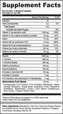 G Fuel Strawberry Banana Tub (40 Servings) Supplement Facts