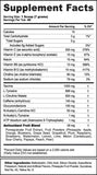 G Fuel Wild Swing Tub (40 Servings) Supplement Facts