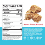 Genius Gourmet Protein Nut Roll Bar Peanut Butter Nutrition Facts (10 Pack)