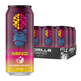 Gorilla Mind Energy Drink Blackberry Lemonade (12 Pack)