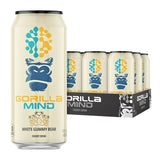 Gorilla Mind Energy Drink White Gummy Bear (12 Pack)
