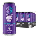 Gorilla Mind Energy Drink Wild Grape (12 Pack)