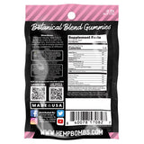 Hemp Bombs Botanical Blends CBD Gummies 120mg 8 Count / 12 Bags Supplement Facts