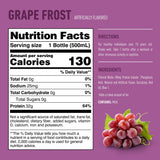 ISOPURE® 32G Protein Grape Frost (12 Bottles) Nutrition Facts