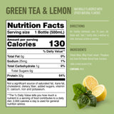 ISOPURE® 32G Protein Green Tea Lemon (12 Bottles) Nutrition Facts