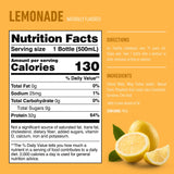 ISOPURE® 32G Protein Lemonade (12 Bottles) Nutrition Facts