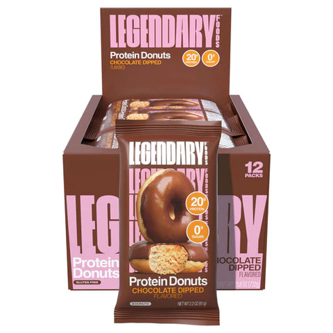 Legendary Foods Protein Donuts Chocolate Dipped (12 Pack)