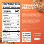 Legendary Foods Protein Donuts Cinnamon Crumble Nutrition Facts (12 Pack)