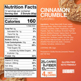 Legendary Foods Protein Donuts Cinnamon Crumble Nutrition Facts (12 Pack)