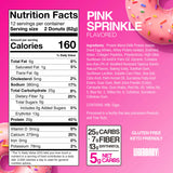 Legendary Foods Protein Donuts Pink Sprinkle Nutrition Facts (12 Pack)