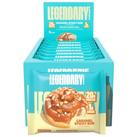 Legendary Foods Protein Sweet Roll Caramel Sticky Bun (8 Pack)