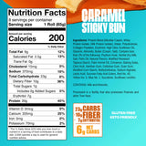 Legendary Foods Protein Sweet Roll Caramel Sticky Bun Nutrition Facts (8 Pack)