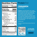 Legendary Foods Protein Sweet Roll Cinnamon Protein Nutrition Facts (8 Pack)