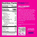 Legendary Foods Protein Sweet Roll Wild Berry Nutrition Facts (8 Pack)