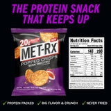 Met-Rx Popped Crisps Kickin' Sweet Chili Nutrition Facts (6 Bags)