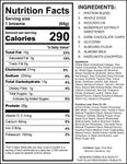 Munch Better Protein Brownies Hazelnut Nutrition Facts (8 Count Box)