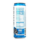 Prime Hydration Shake Cookie & Cream (12 Pack) Nutrition Facts