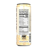 Prime Hydration Shake Vanilla (12 Pack) Nutrition Facts