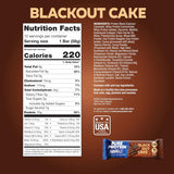 Pure Protein AMMMAZE Protein Bars Blackout Cake Nutrition Facts (12 Bars)