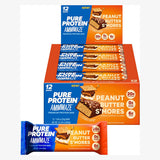 Pure Protein AMMMAZE Protein Bars Peanut Butter S'mores (12 Bars)