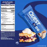 Quest Nutrition Crispy Hero Bars Blueberry Cobbler Nutrition Facts (12 Bars)