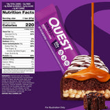 Quest Nutrition Stacks Bars Brownie a la Mode Nutrition Facts (12 Bars)