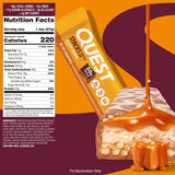 Quest Nutrition Stacks Bars Salted Caramel Nutrition Facts (12 Bars)
