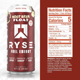 RYSE Fuel™ Energy Root Beer Float (12 Pack) Nutrition Facts