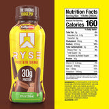 RYSE Loaded Protein Shake RTD The Original Fudge Pop (12 Pack) Nutrition Facts