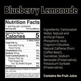 Raw Nutrition BUM Energy Drink Blueberry Lemonade (12 Pack) Nutrition Facts