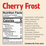 Raw Nutrition BUM Energy Drink Cherry Frost (12 Pack) Nutrition Facts