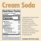 Raw Nutrition BUM Energy Drink Cream Soda (12 Pack) Nutrition Facts