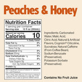 Raw Nutrition BUM Energy Drink Ella Langley Peaches & Honey (12 Pack) Nutrition Facts