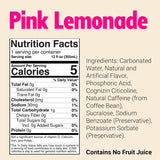 Raw Nutrition BUM Energy Drink Pink Lemonade (12 Pack) Nutrition Facts