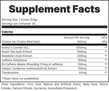 Redcon1 DOUBLE TAP Powder Orange Crush (40 Servings) Supplement Facts