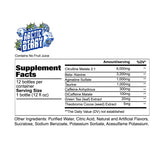 Redcon1 TOTAL WAR Ready To Drink Preworkout Arctic Berry (12 Servings) Nutrition Facts