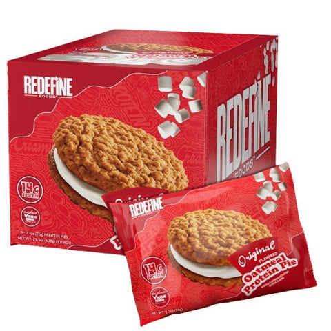 Redefine Foods Oatmeal Protein Pie Original (8 Pack)