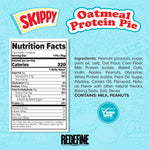 Redefine Foods Oatmeal Protein Pie Peanut Butter Nutrition Facts (8 Pack)