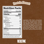 Redefine Foods Protein Donut Chocolate Nutrition Facts (8 Pack)