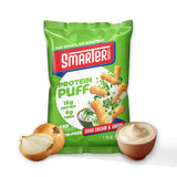 Smarter Snacks Protein Puff Sour Cream & Onions (12 Pack)
