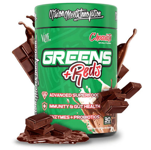 VMI Sports All Natural Greens + Reds Superfoods Chocolate (30 Servings)