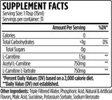 VMI Sports Black Series L-Carnitine 3000 Gummy Bear (16 oz) Supplement Facts