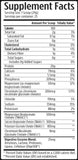 VMI Sports ProtoLyte® Plant Based Protein 1.6LBS Chocolate Peanut Butter (25 Servings) Supplement Facts