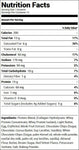 321 Glo Collagen + Brownies Red Velvet (12 Brownies) Nutrition Facts