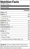 321 Glo Collagen Cookies Oatmeal Raisin (12 Cookies) Nutrition Facts