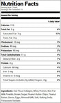 321 Glo Collagen Cookie Peanut Butter (12 Cookies) Nutrition Facts