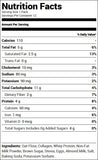 321 Glo Collagen Cookie Snickerdoodle (12 Cookies) Nutrition Facts
