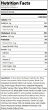 AP Sports Regimen Prime Bites Protein Brownie Blueberry Cobbler (12 Brownies) Nutrition Facts