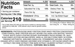Battle Bars RED Strawberry & Cream Protein Bars (12 Bars) Nutrition Facts